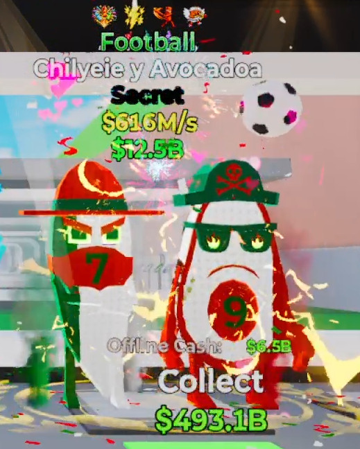 4 Trait Football Chilyeie y Avocadoa 616M/S | Steal The Brainrot