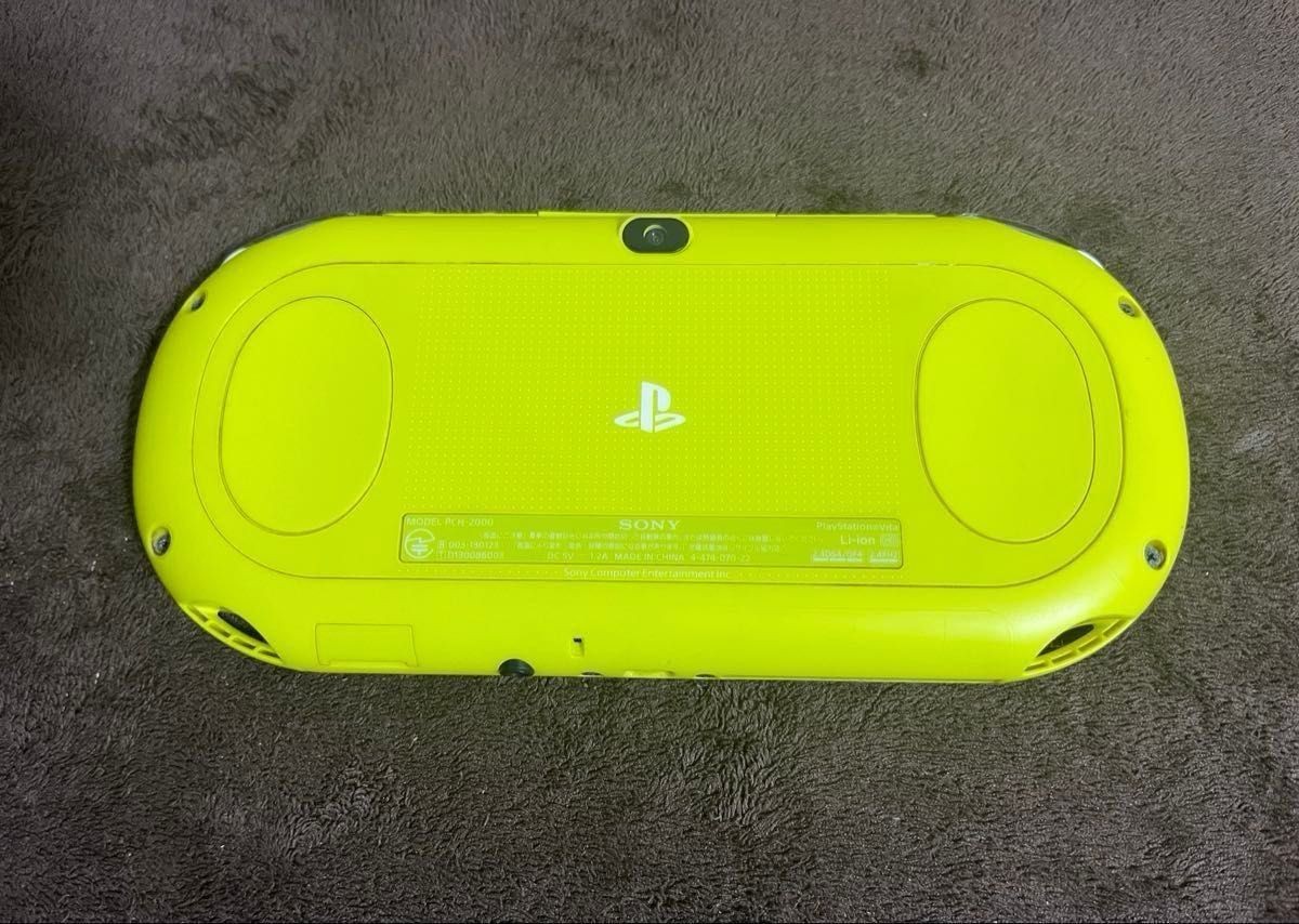 Excellent PS Vita PCH-2000 Lime Green White Tested