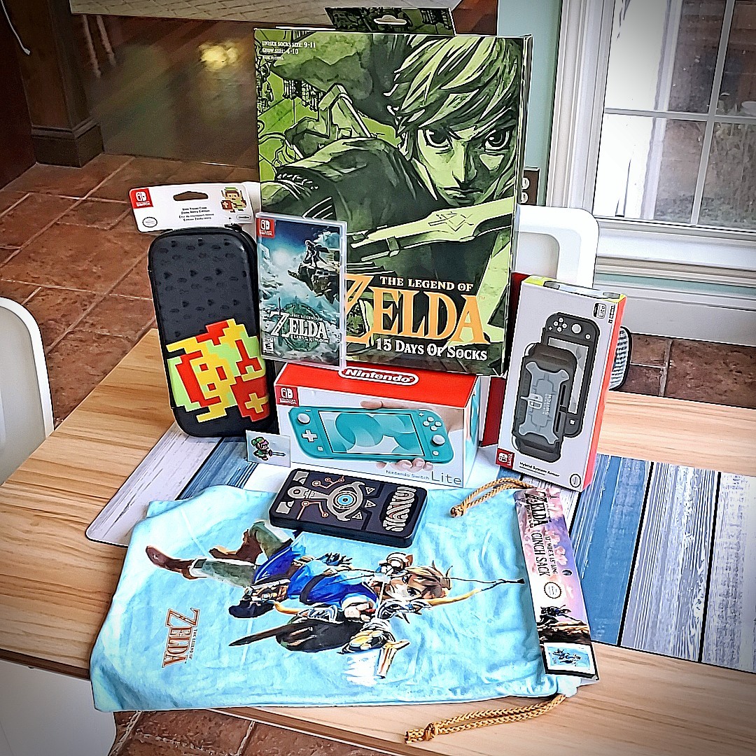 🔥🆕🔰 LEGEND OF ZELDA: Tears Of The Kingdom Nintendo Switch Lite Console Bundle