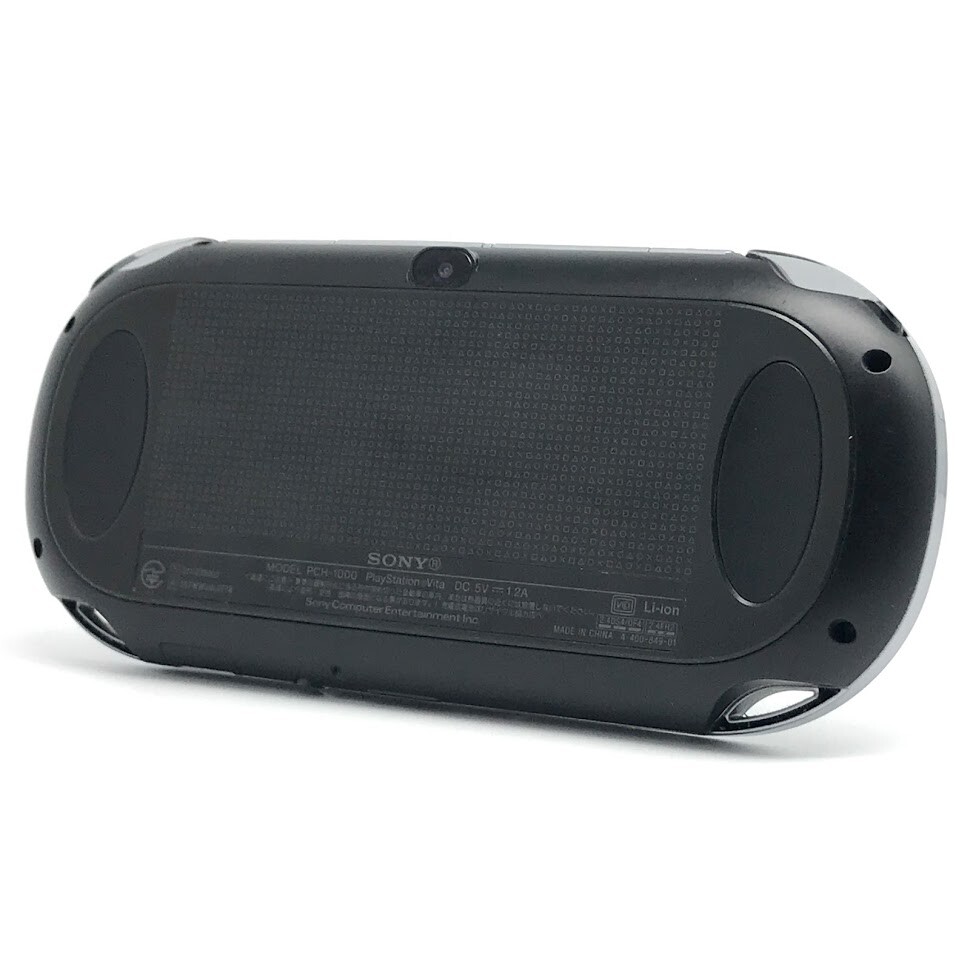 SONY PS Vita PCH-1100 Crystal Black Wi-Fi OLED w/ Charger “Excellent”