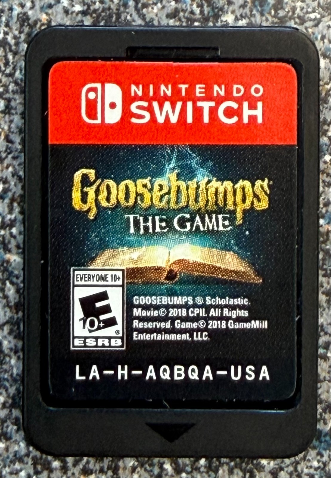 Goosebumps The Game – Nintendo Switch Game Only Excellent Shape Works Great FS