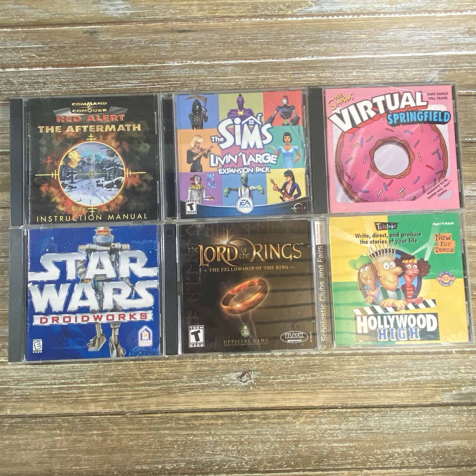Video Games PC CD-ROM Games Lot Of 12 Popular Games, All Working!