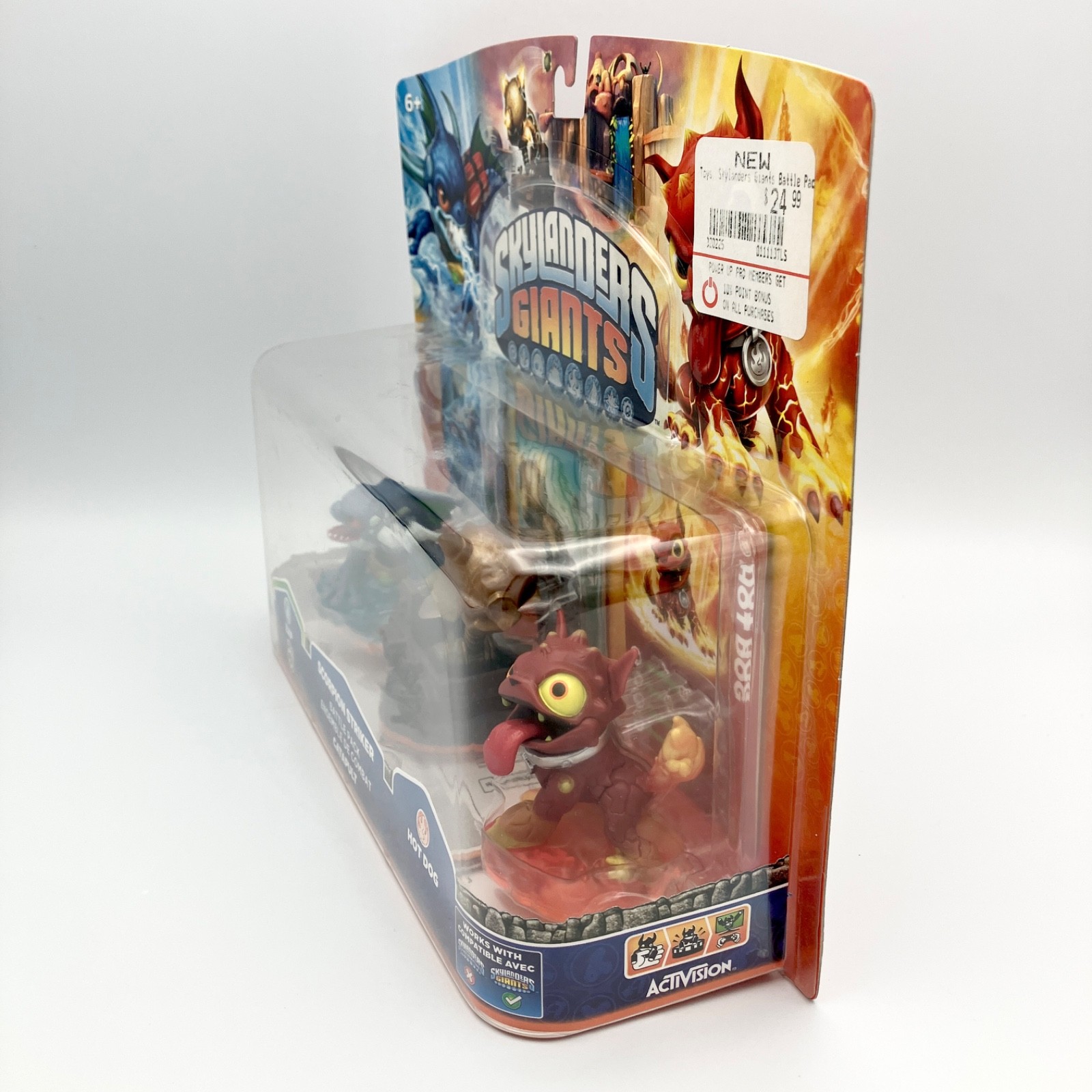 Skylanders Giants Scorpion Striker Battle Pack Zap Hot Dog NEW SEALED