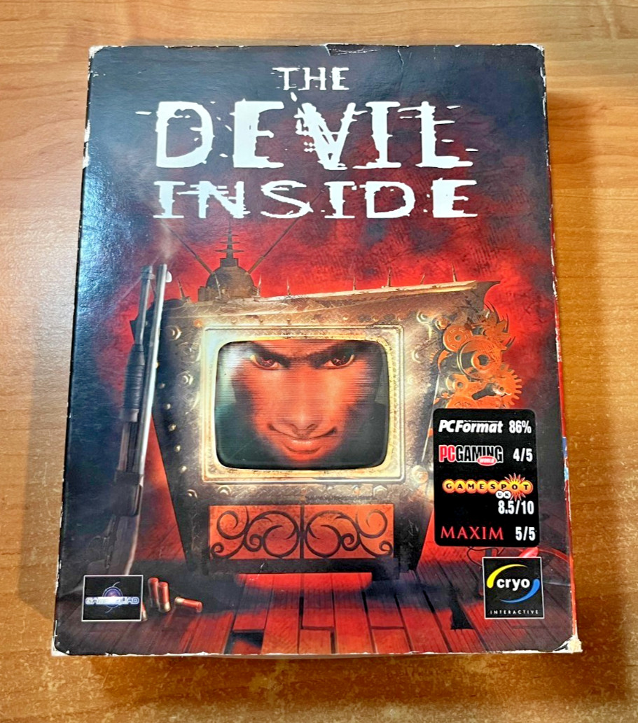 The Devil Inside PC Big Box Cryo 2000 Horror Action Adventure CIB