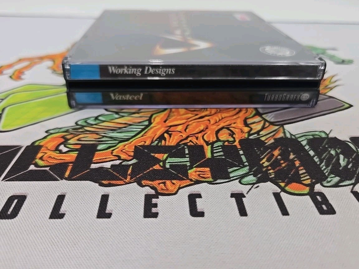Vasteel for TurboGraFX 16 CD / TurboDUO Authentic! CIB No Map