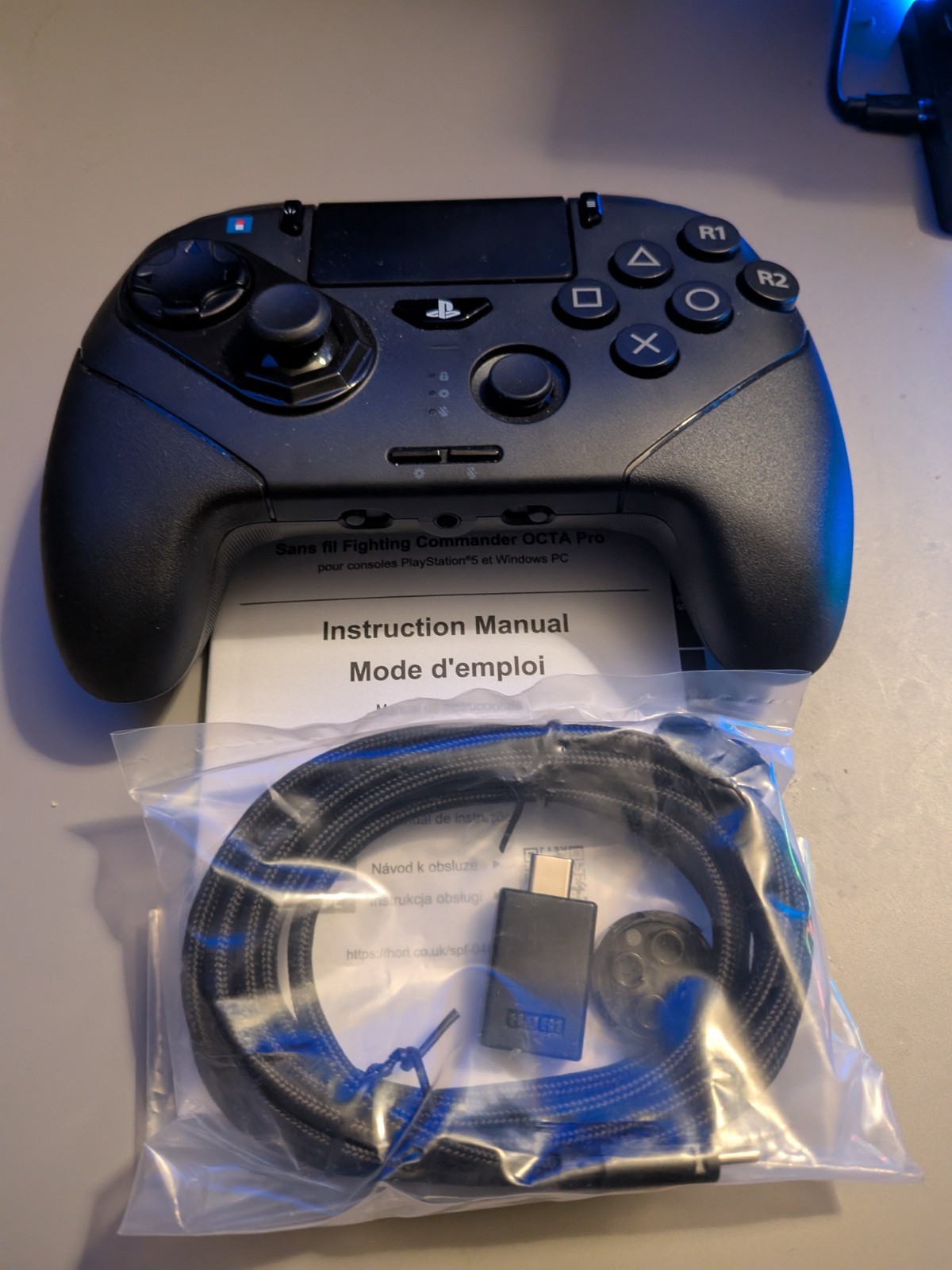 HORI WIRELESS FIGHTING COMMANDER OCTA PRO – SPF-040U – BLACK