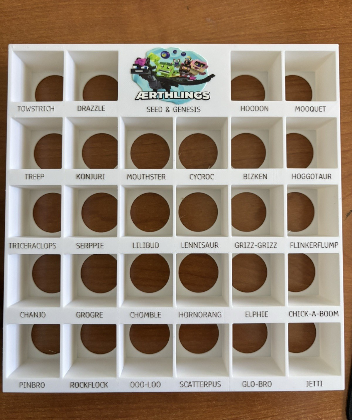 Aerthlings Collector Display Stand and Storage Rack – CHARACTERS NOT INCLUDED