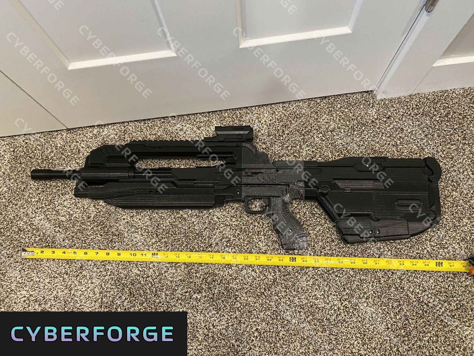 Prop Battle Rifle BR Easy Kit Like The One In The Halo Series, 3d print Cosplay