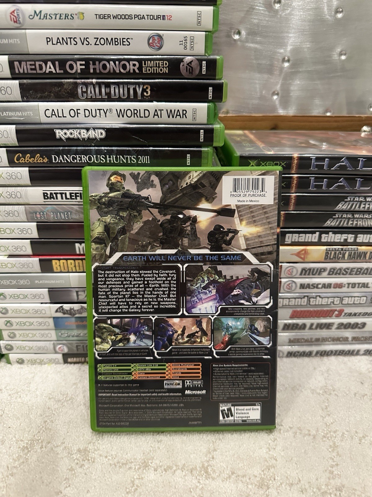 Halo 2 (Microsoft Xbox) Complete CIB Tested MINT Disc