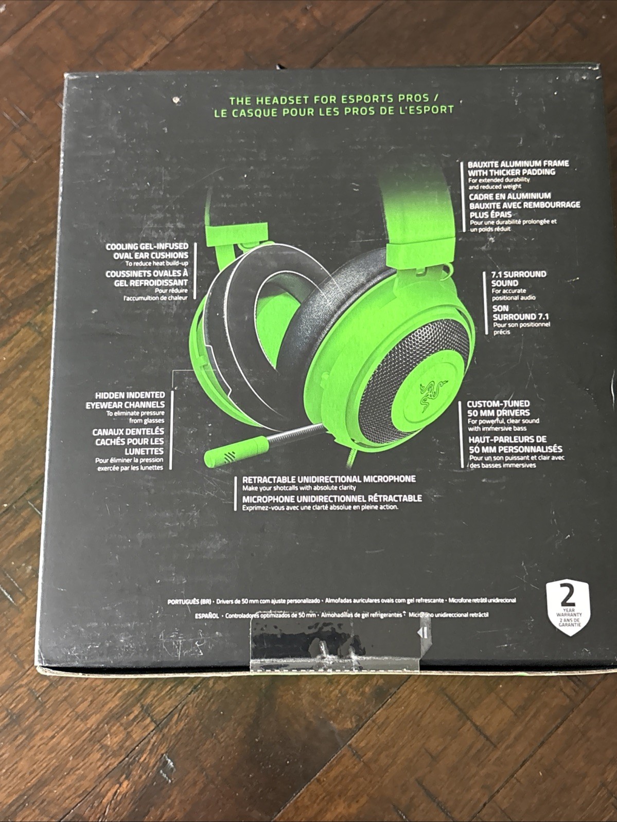Razer Kraken Multi-Platform Wired Gaming Headset- PC/MAC/XBOX/Switch/Playstation