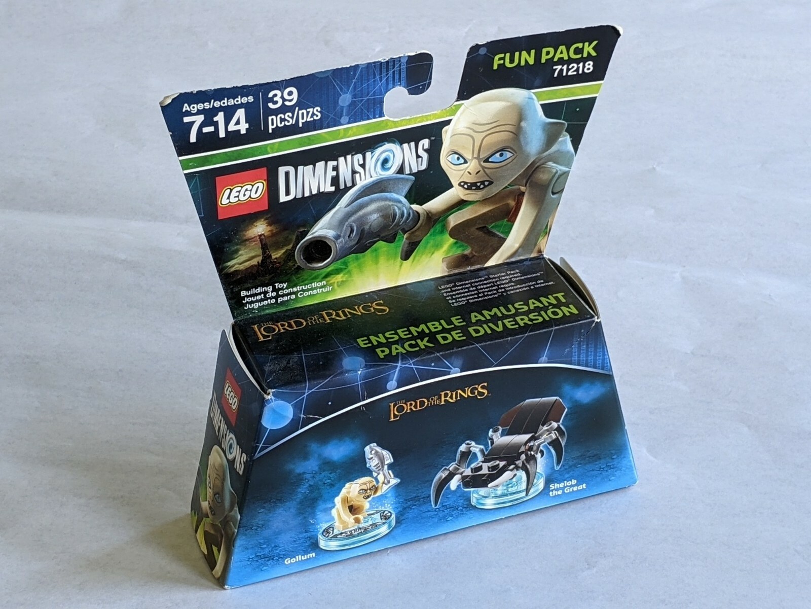 LEGO DIMENSIONS (71218) FUN PACK – The Lord of The Rings – 39pcs – Gollum Shelob
