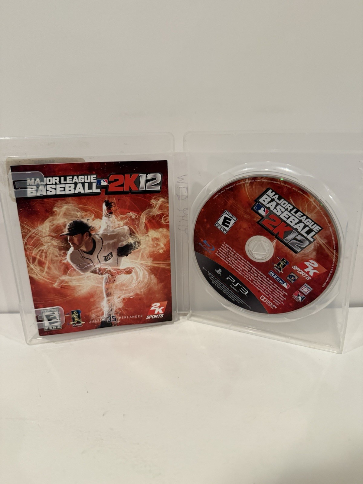 Major League Baseball 2K12 (Sony PlayStation 3, 2012) Disc + Manual – Tested