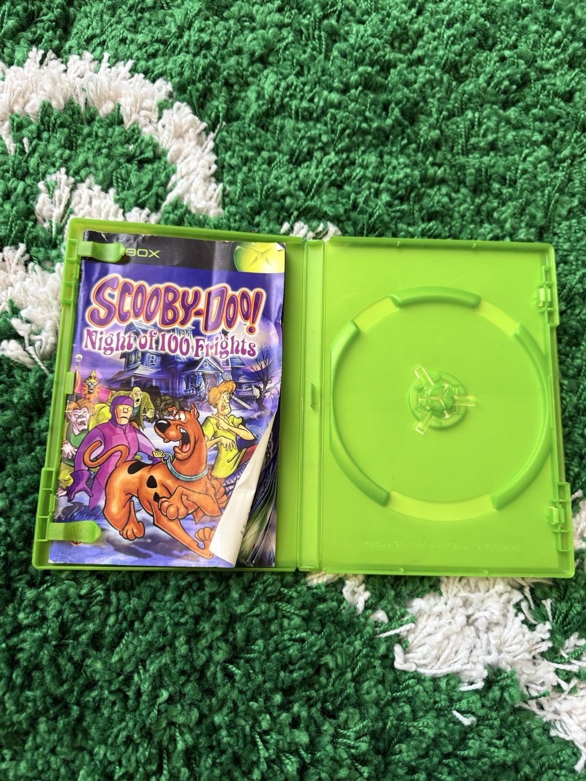 Scooby-Doo Night of 100 Frights (Microsoft Xbox, 2003) Case Only