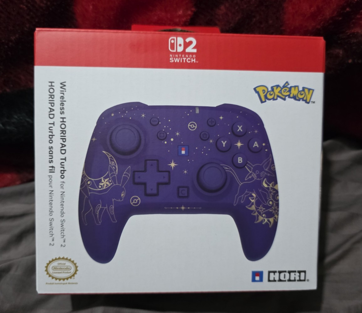 New 2026 HORI Wireless HORIPAD Turbo (ESPEON & UMBREON) for Nintendo Switch 2