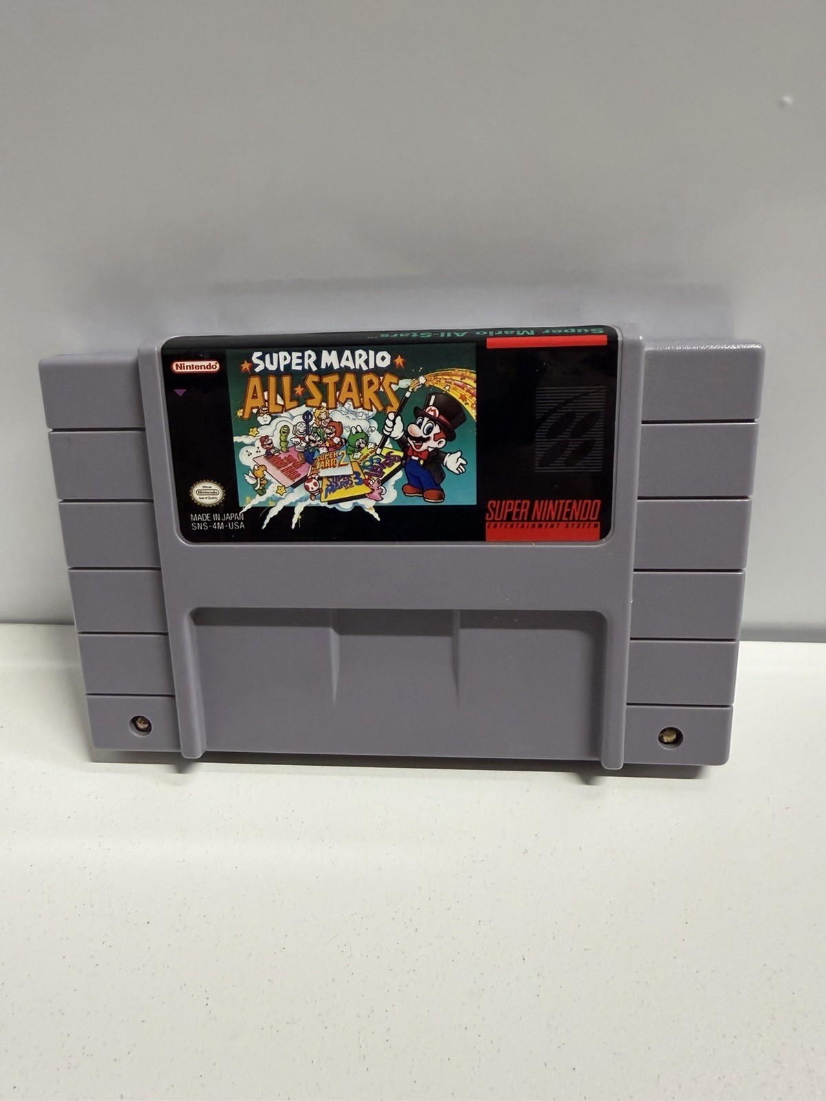 Super Mario All Stars (Super Nintendo SNES) Video Game Authentic & Tested