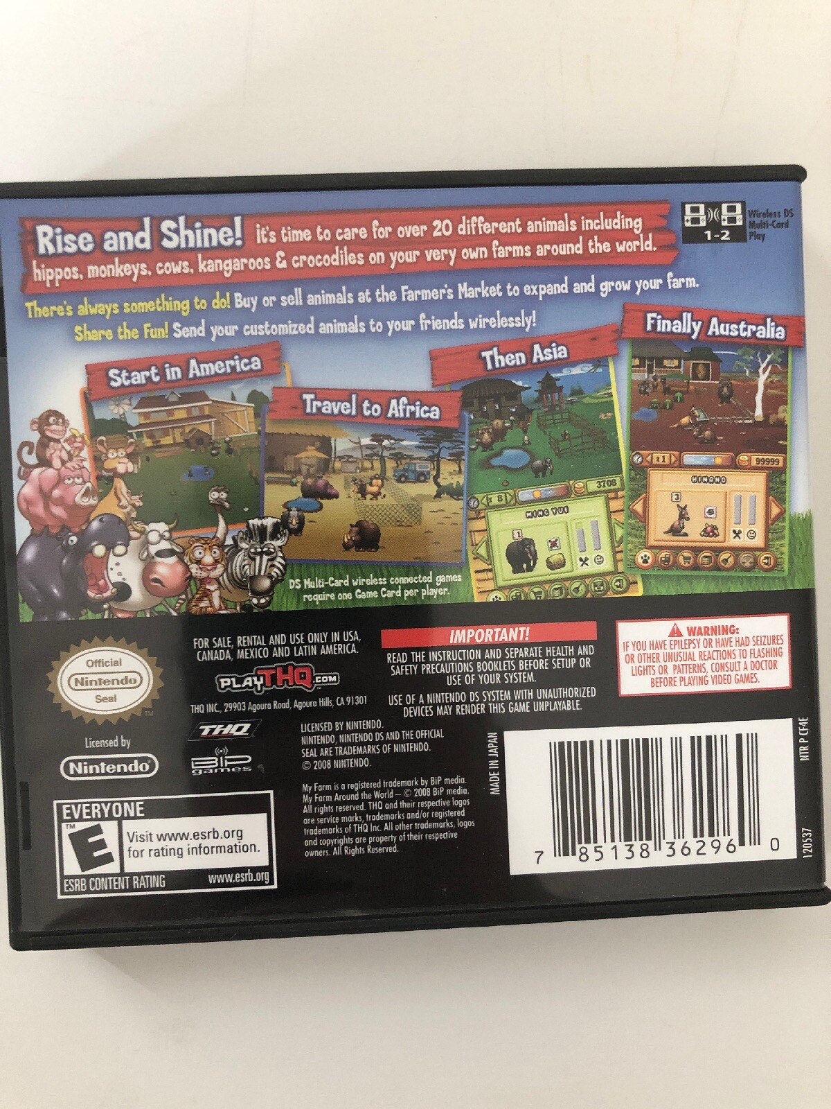 My Farm Around The World for Nintendo DS pre owned