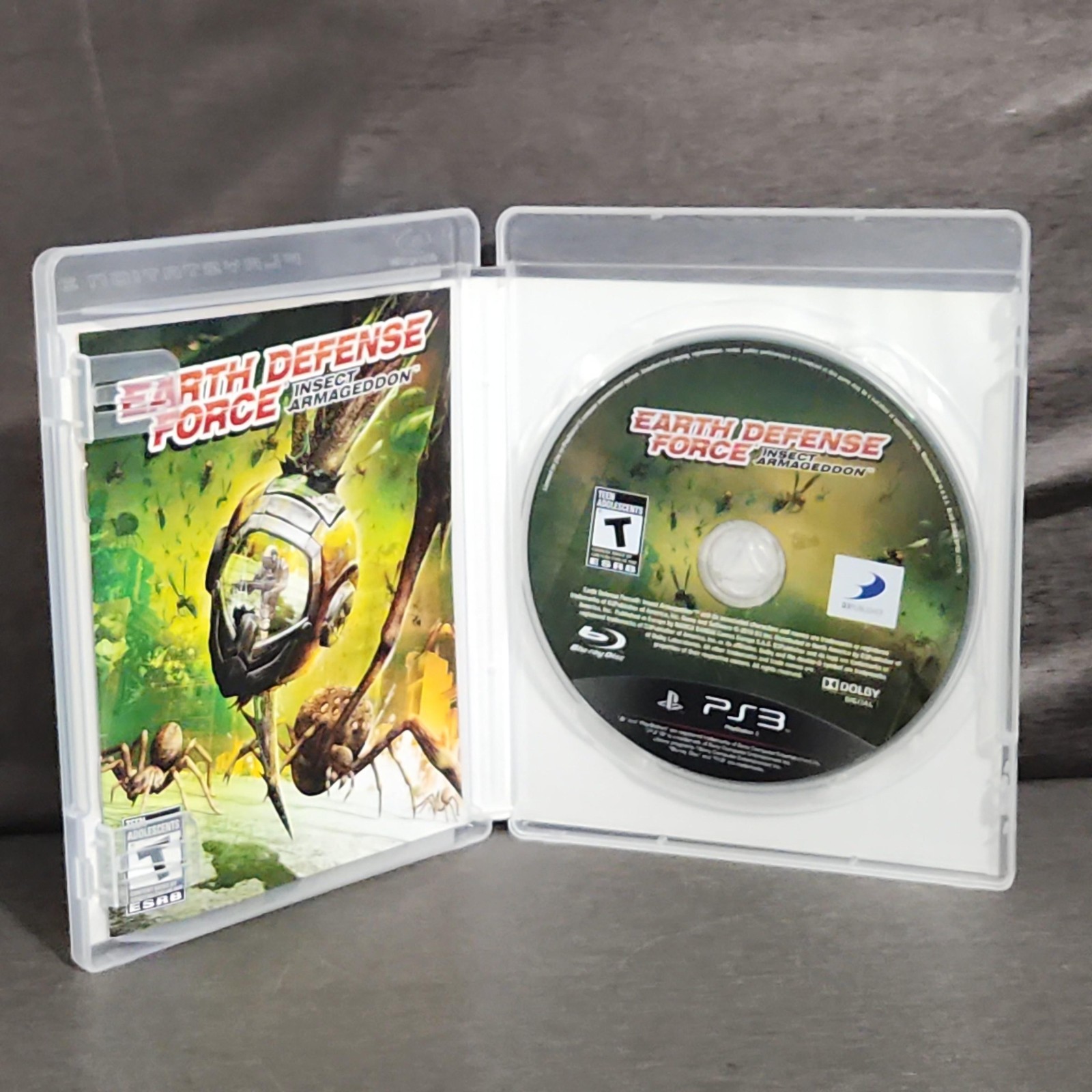 Earth Defense Force: Insect Armageddon PS3 Game T D3publisher CIB Shooter