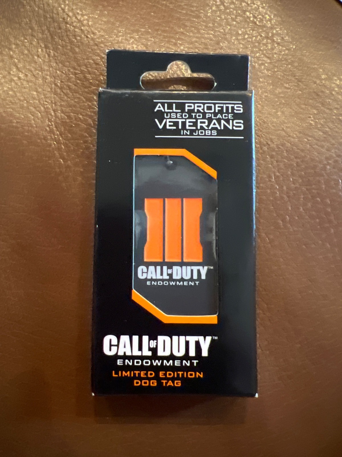 NIB CALL of DUTY: Black Ops 3 Endowment Limited Edition Dog Tag COD III Necklace