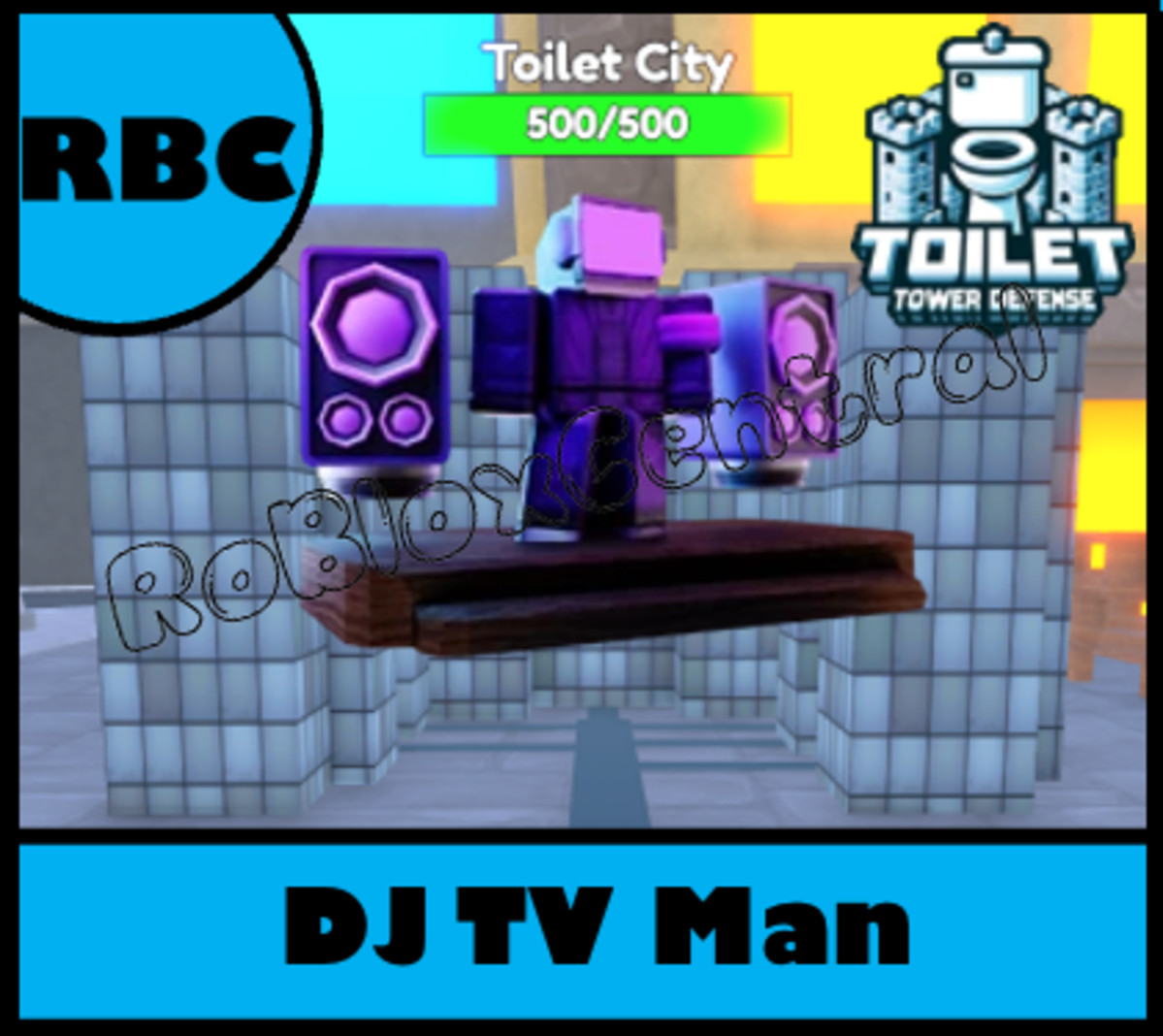 DJ TV MAN – CHEAP TOILET TOWER DEFENSE – TTD UNIT