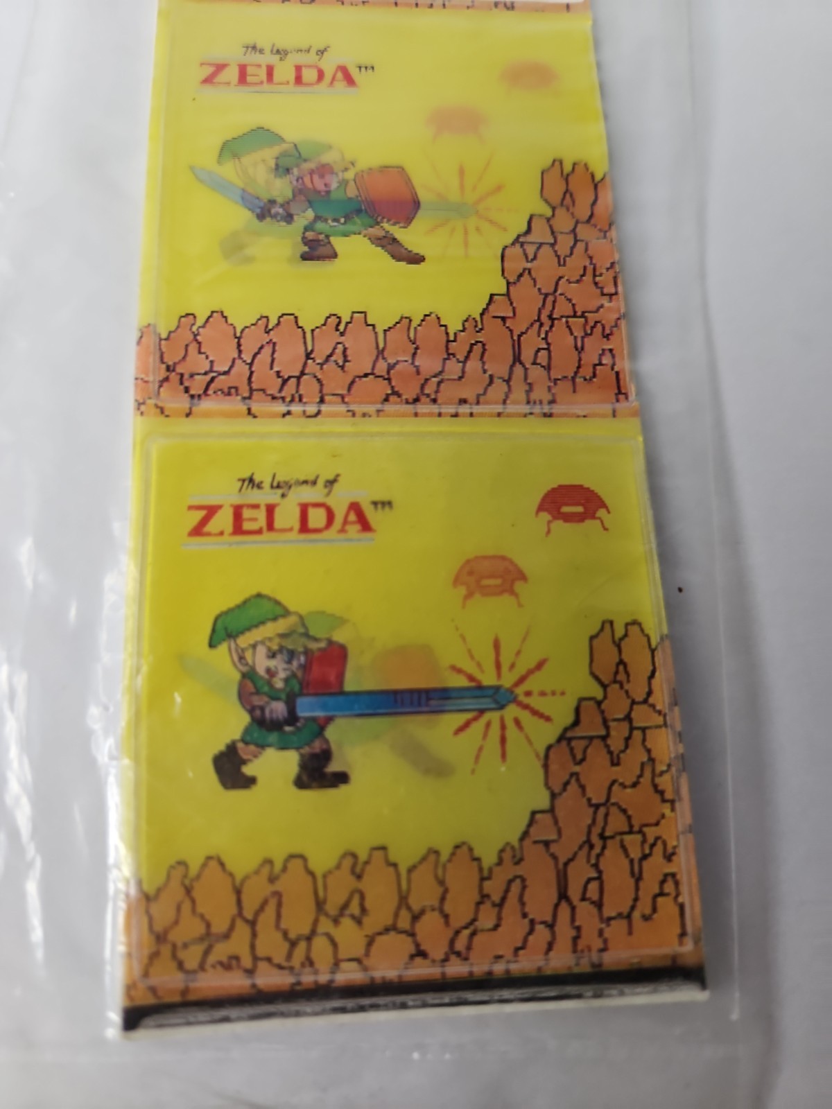 Lenticular Legend of Zelda Stickers – Nintendo (Three Cheers by Applause, 1989)