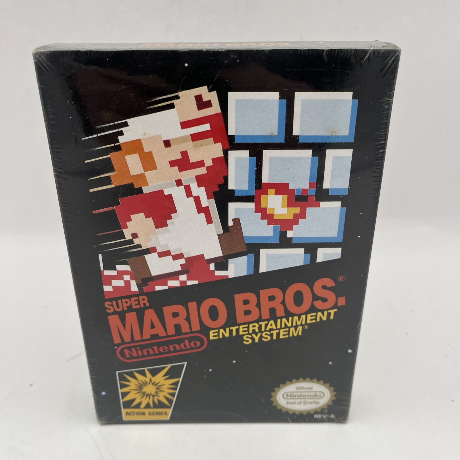 Super Mario Bros Nintendo NES Game H-Seam REV-A Oval Seal SOQ R BRAND NEW SEALED