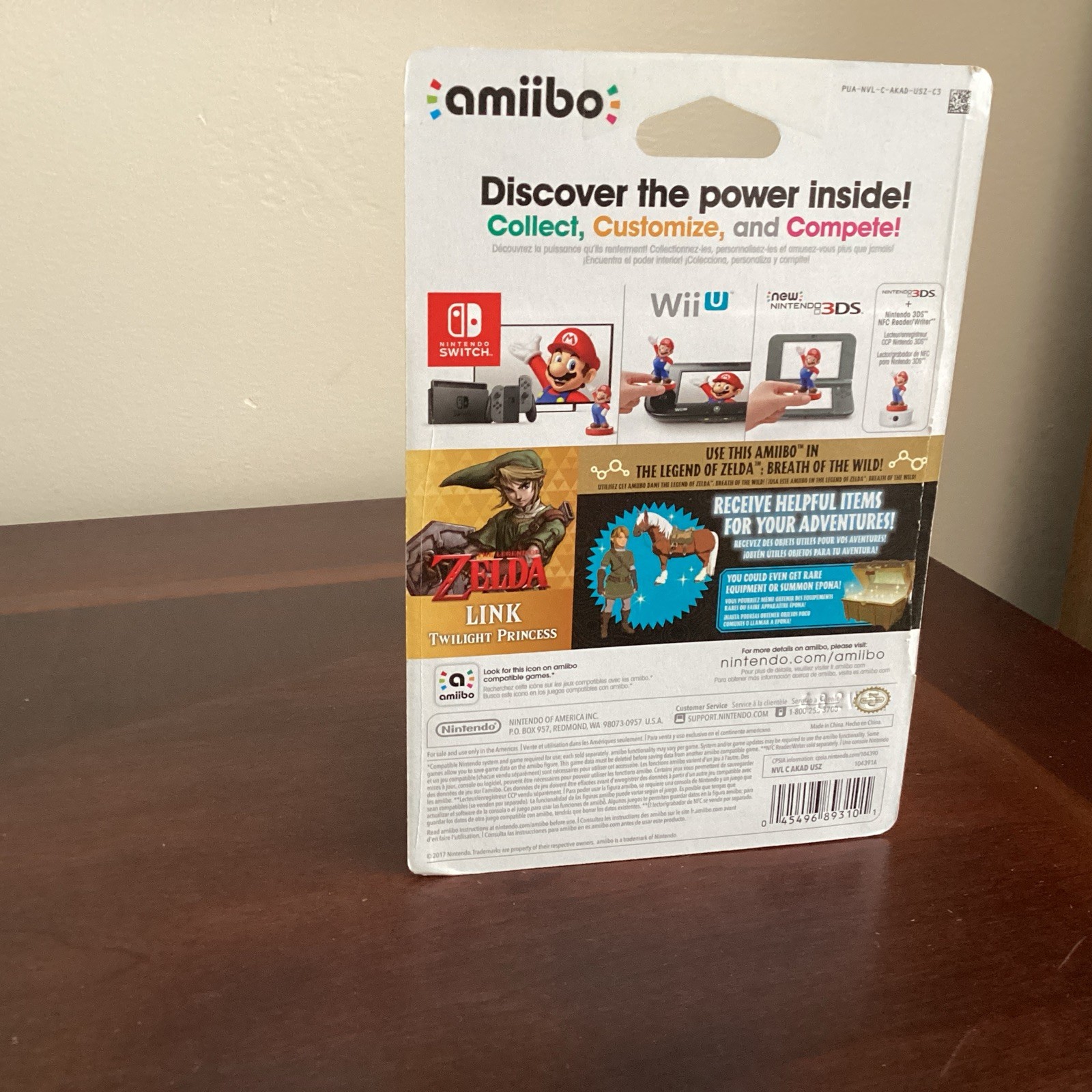 Amiibo The Legend of Zelda LINK TWILIGHT PRINCESS** New in Box