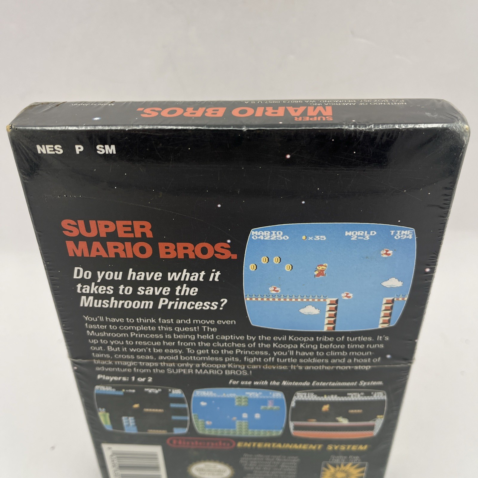 Super Mario Bros Nintendo NES Game H-Seam REV-A Oval Seal SOQ R BRAND NEW SEALED