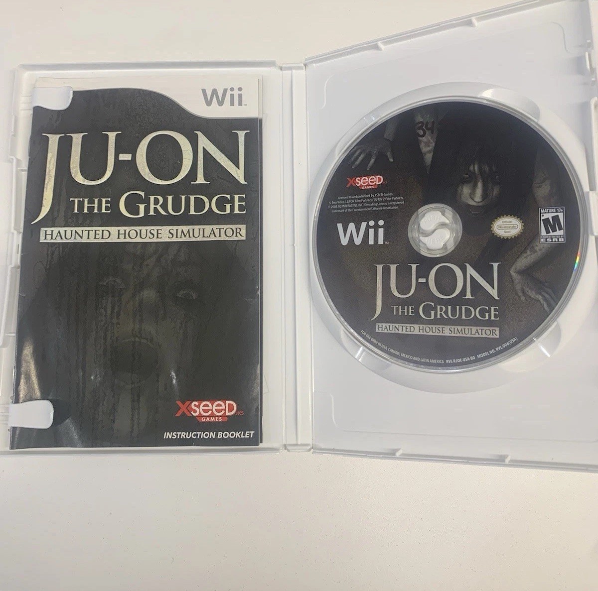 Ju-On: The Grudge Haunted House Simulator (Wii) CIB Horror TESTED & WORKING