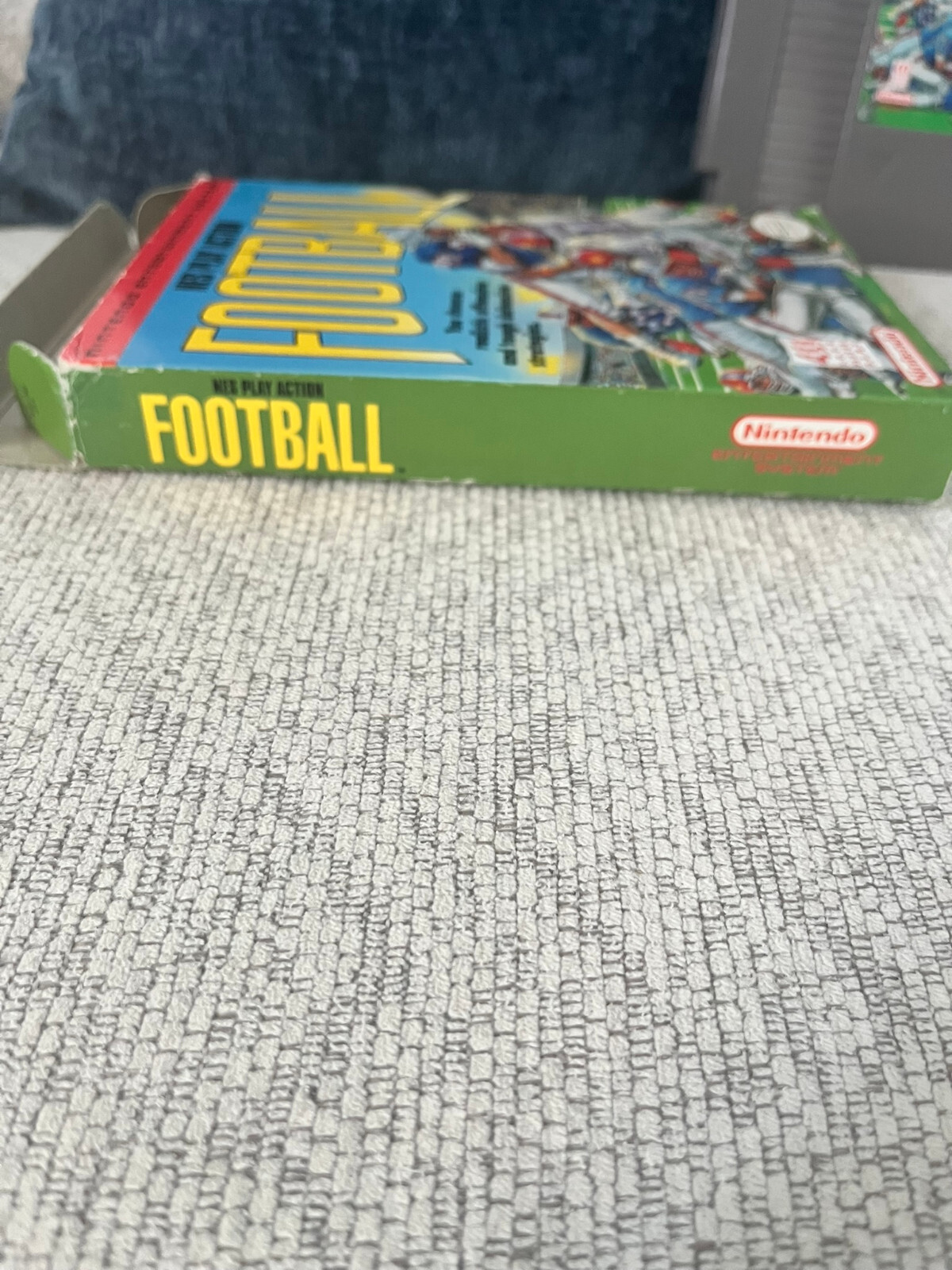 NES Play Action Football (Nintendo NES, 1990) Cib Complete in Box with Inserts