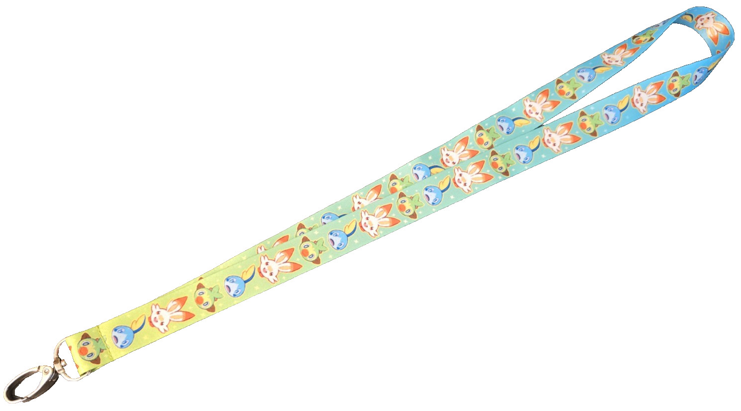 Pokémon Galar Starter Pokémon Lanyard – Grookey, Scorbunny, Sobble