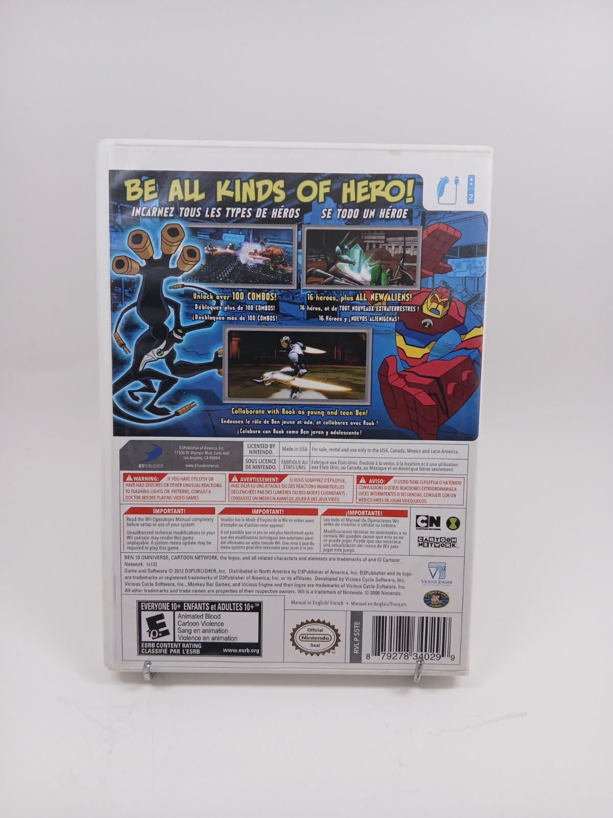 Ben 10: Omniverse (Nintendo Wii, 2012) Pre-Owned Tested Rated E10+