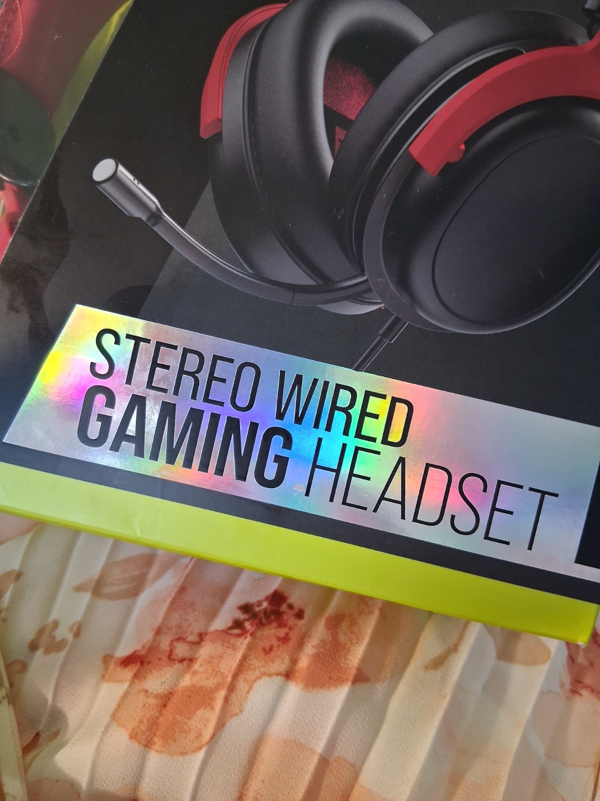 Titan Stereo Wired Gaming Headset, 3.5mm Jack, Adjustable Headband, Black