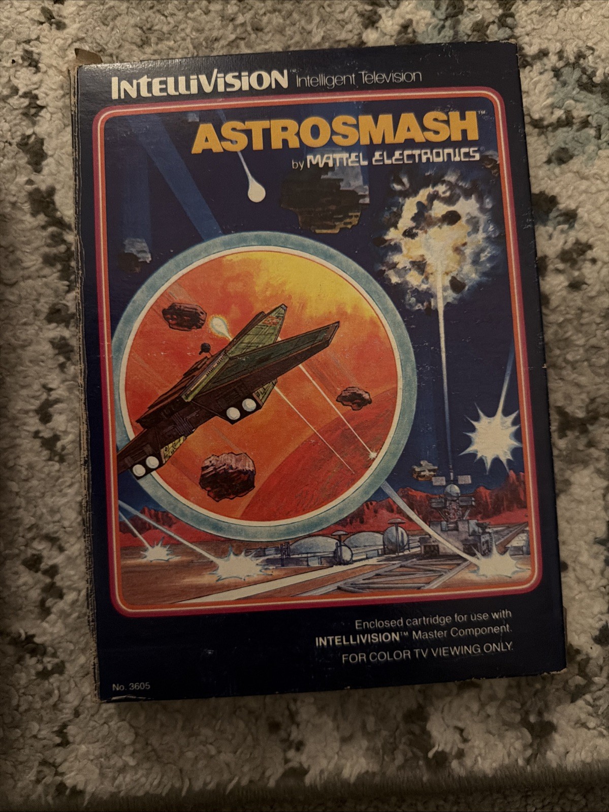 4 Intellivision Game Cartridges Yes Not Tested But Good Shape
