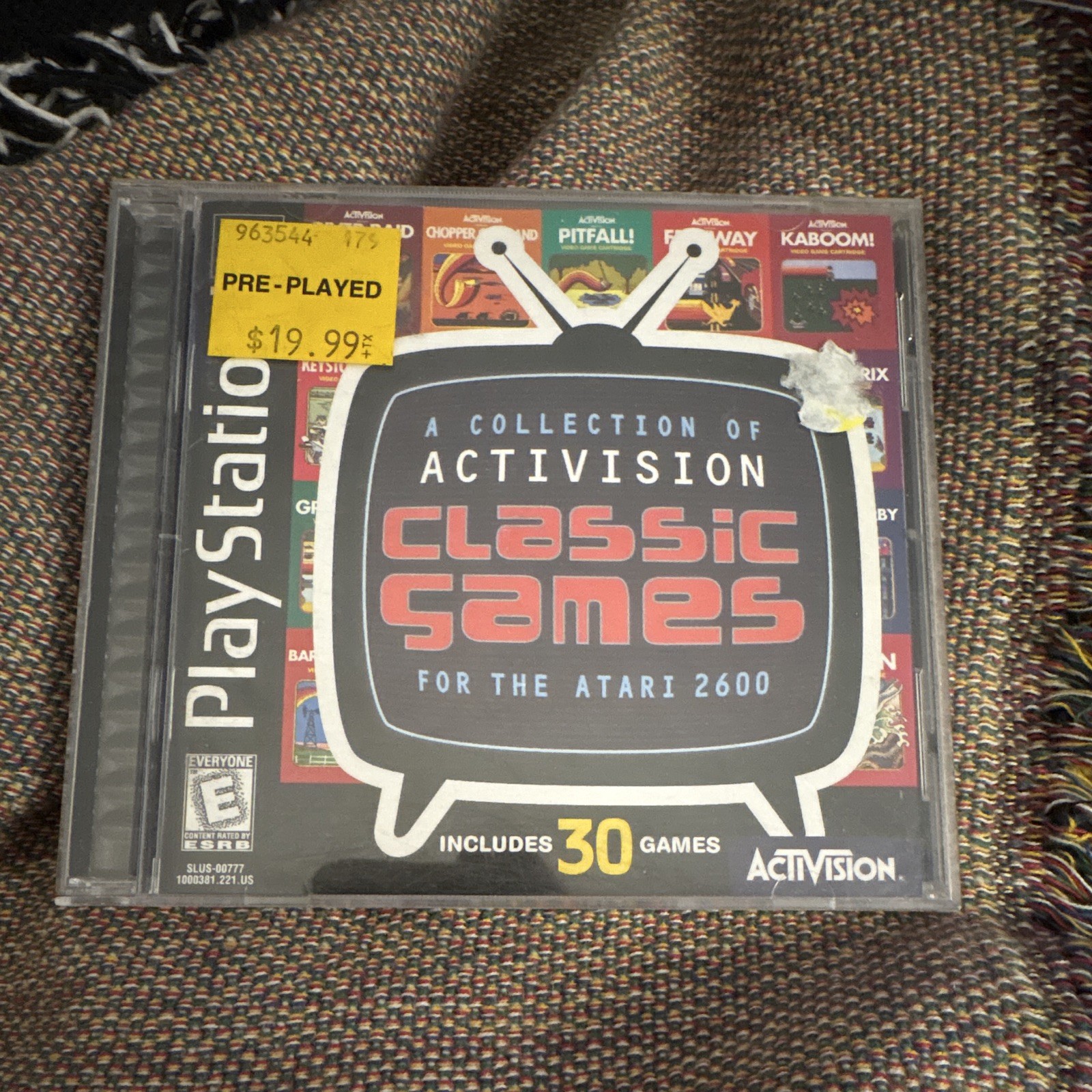 Activision Classic Games PS1 NTSC-U/C 1999 E Retro Compilation