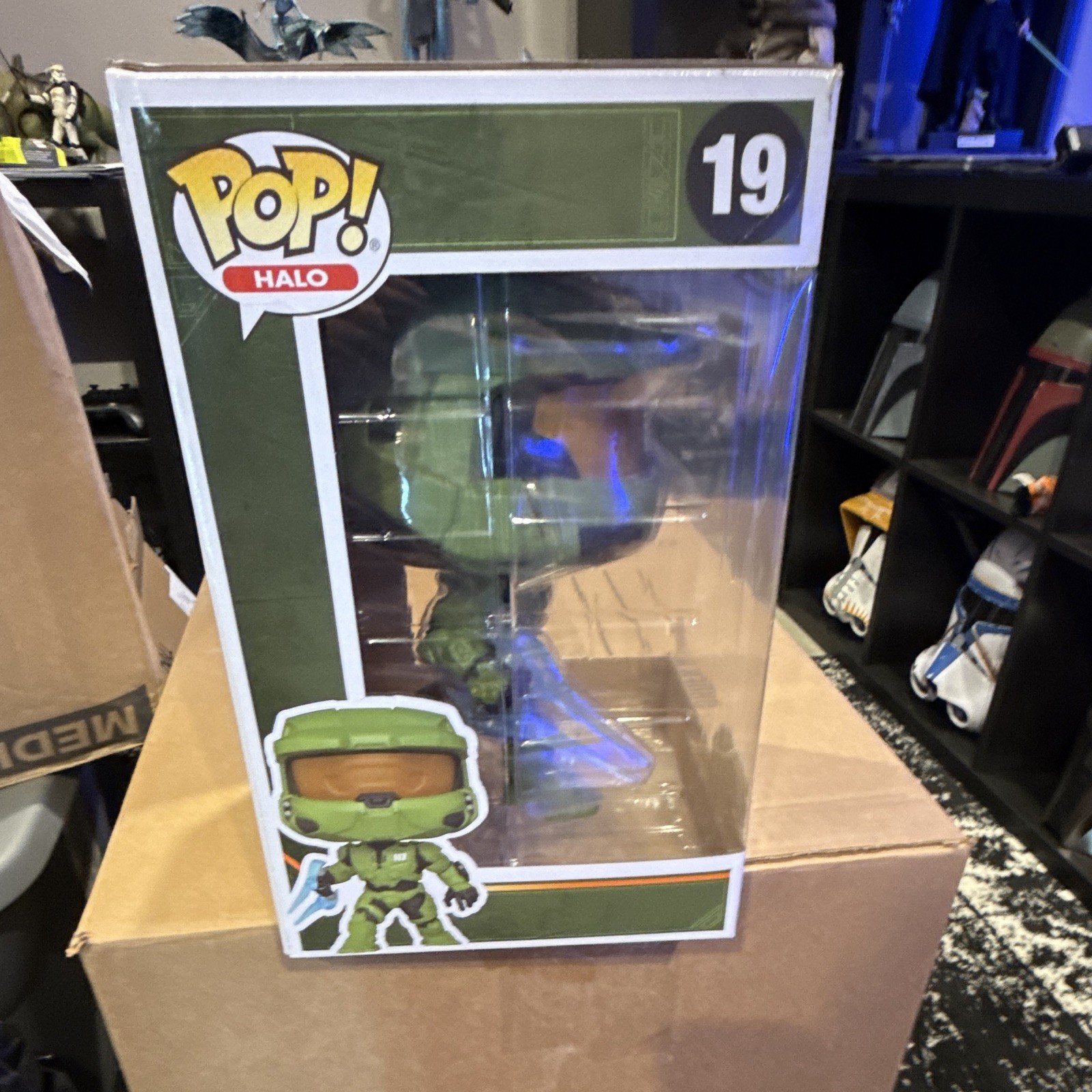 Funko Pop! Halo Vinyl Figure Lot Glows in Dark Master Chief Buck Weapon Escharum
