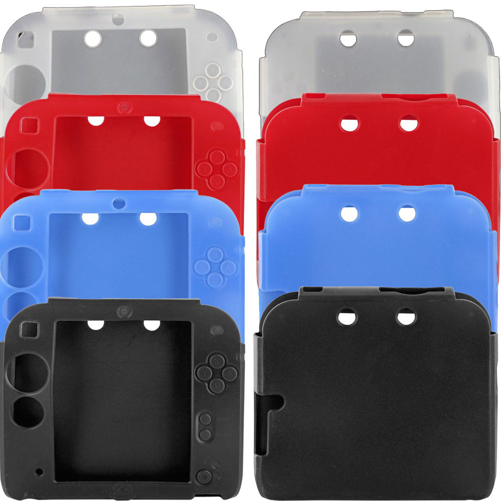 Kids Silicone Nintendo 2DS Soft Games Controller Gel Rubber Case Cover Skin Gift