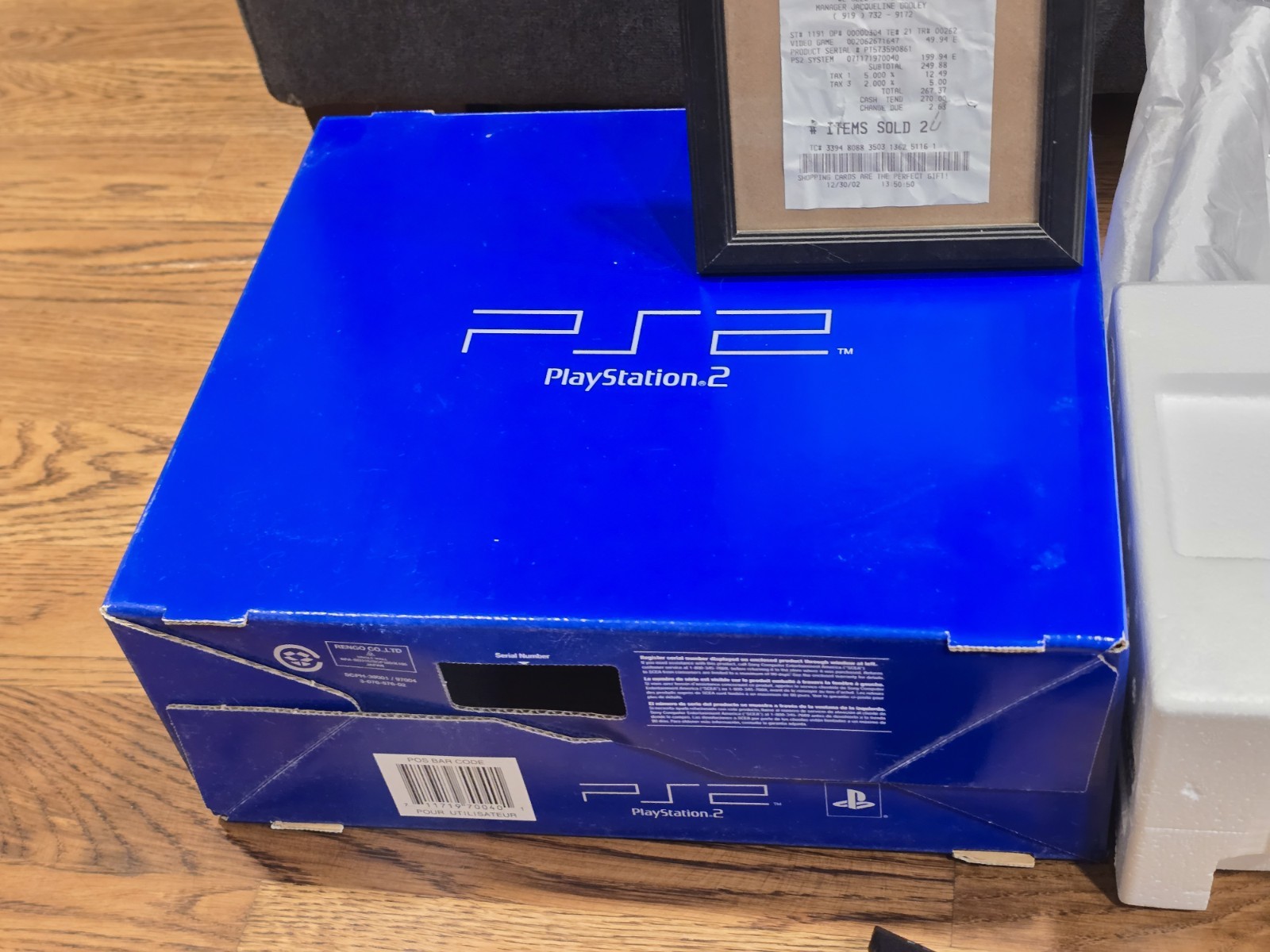 2002 PS2 Fat Console Time Capsule CIB Walmart Bag Matching Receipt Spyro Game.