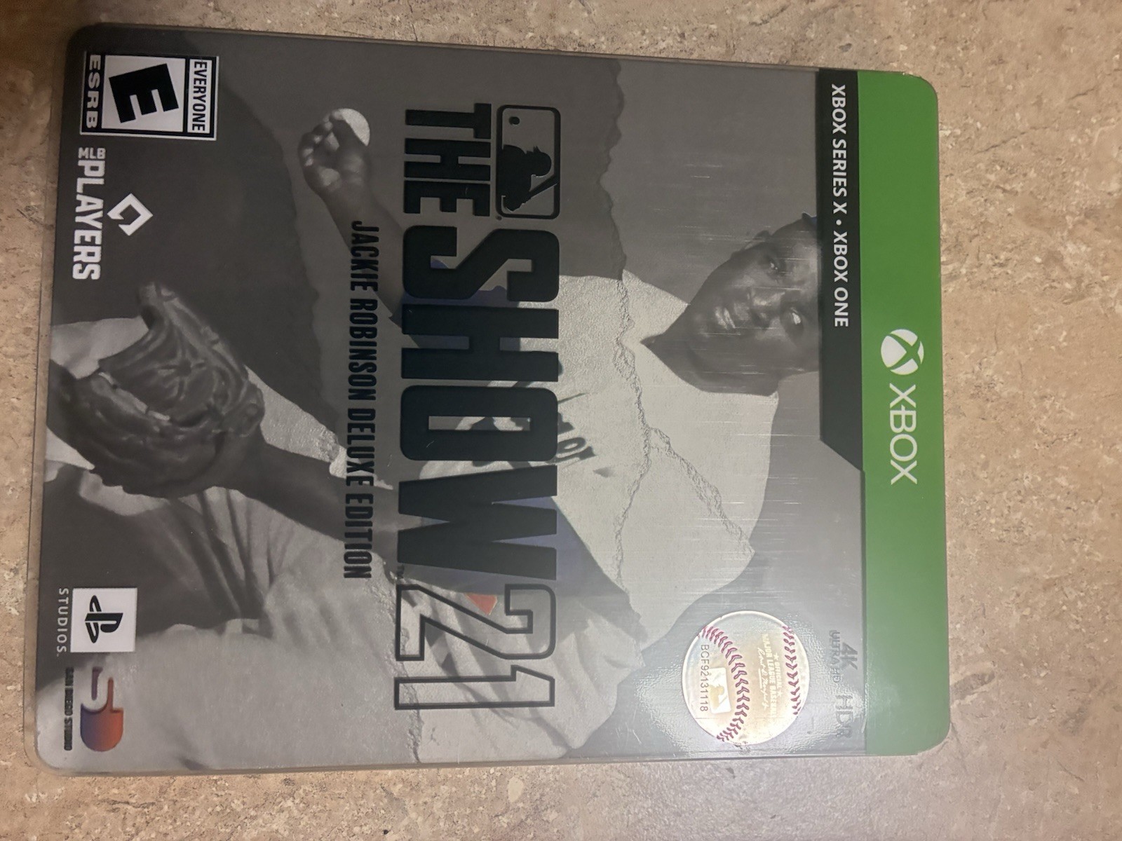 MLB The Show 21 Jackie Robinson Deluxe Edition Xbox One/Series X|S Disc Case