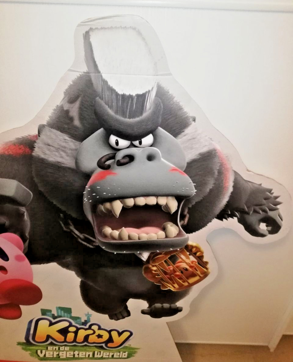 Official Kirby and the Forgotten Land Store Display Standee Promo Sign Nintendo