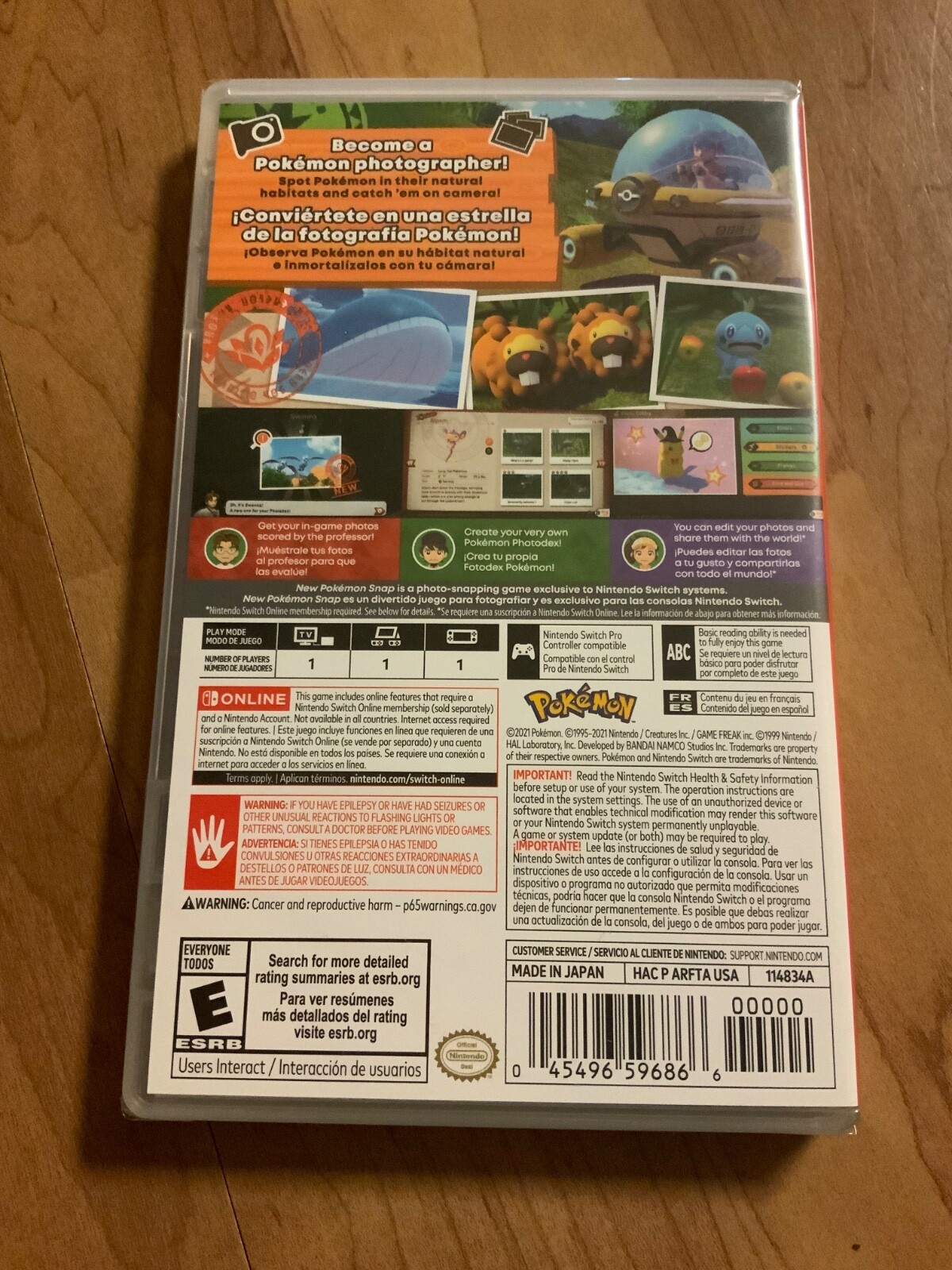 New Pokemon Snap – Nintendo Switch, US ESRB, Brand New, Factory Sealed, Mint