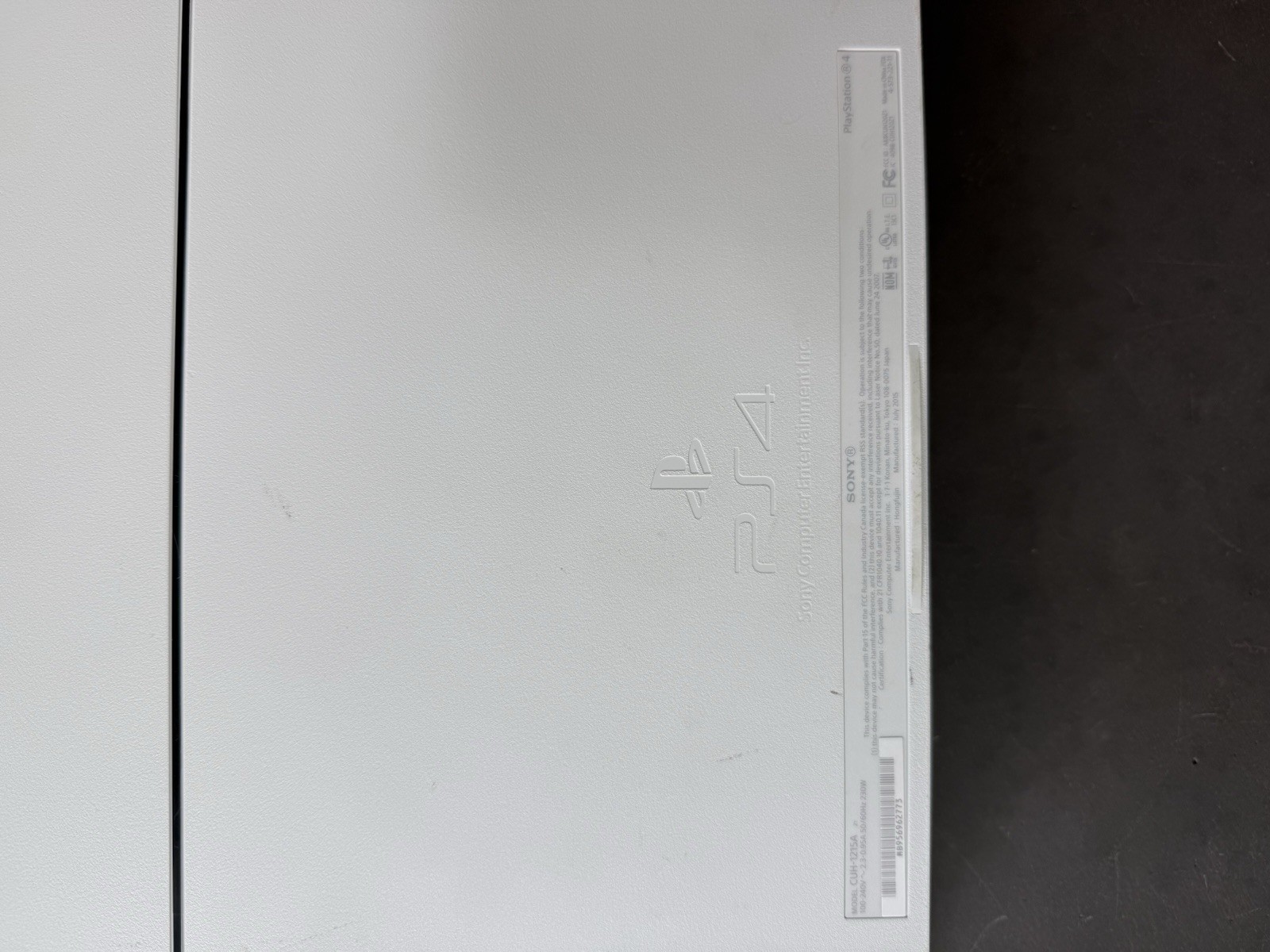 Sony PlayStation 4 500GB White/Gold Emblem Console Wi-Fi HDMI Destiny Edition