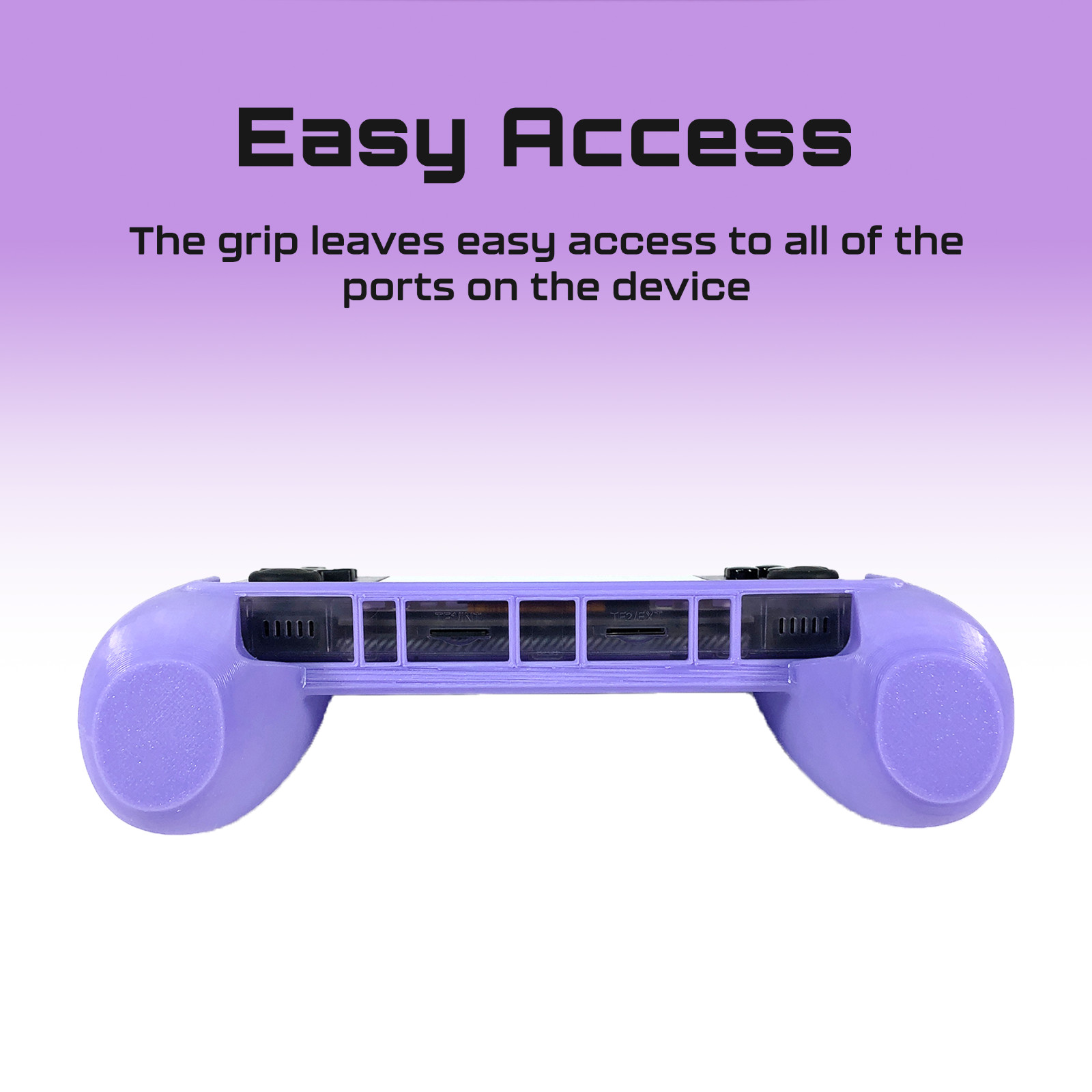 Anbernic RG35XX H Comfort Grip Case 2-in-1 Screen Protector – 3D Printed