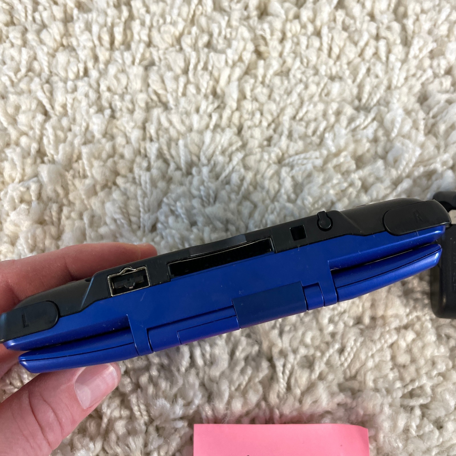 Nintendo DS Original NTR-001 Cobalt Blue Handheld Console System READ