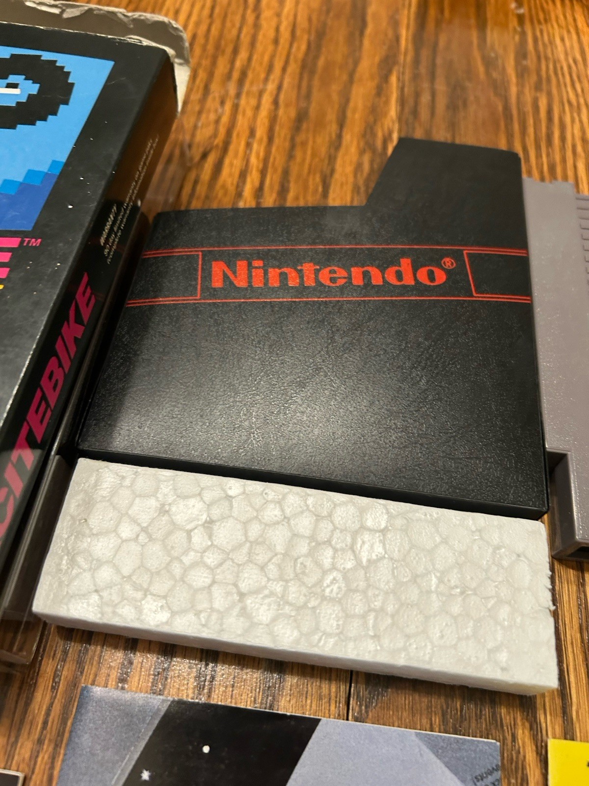 Excitebike (Nintendo NES, 1985) CIB Complete with Box W/ Protector