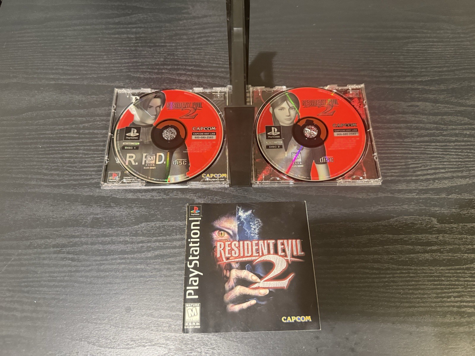 Resident Evil 1, 2, 3 Complete in Box for Sony PlayStation 1 (1996) With Guide