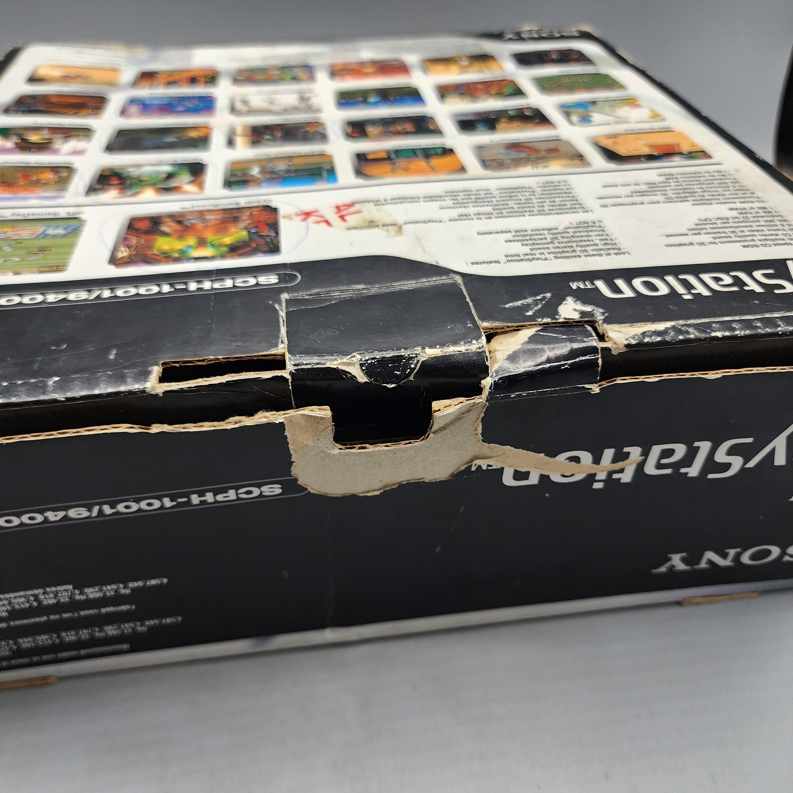 Sony PlayStation SCPH-1001 Console Box, Foam & Insert ONLY / No Console / READ