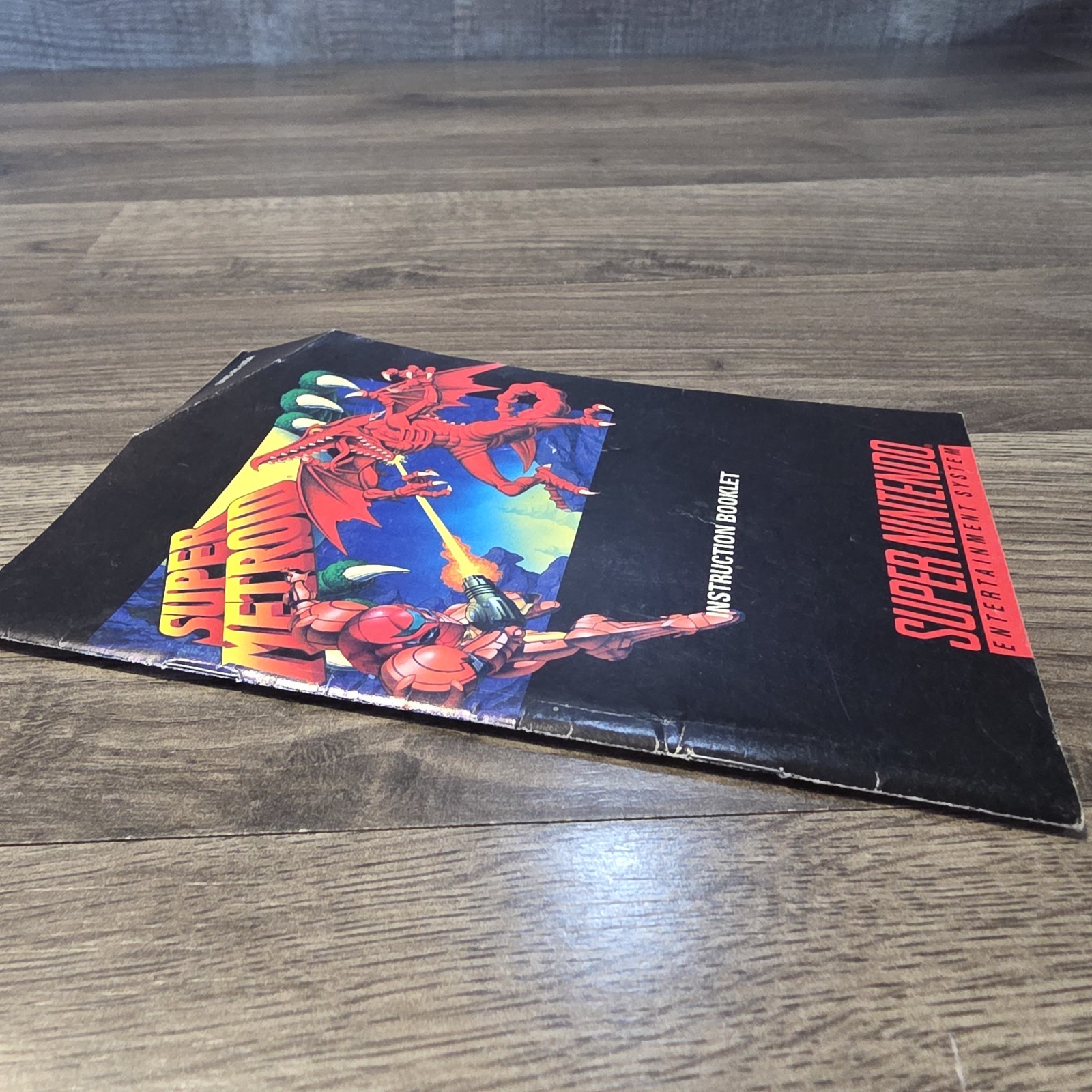 SNES Super Nintendo Super Metroid Instruction Booklet Manual Authentic Original