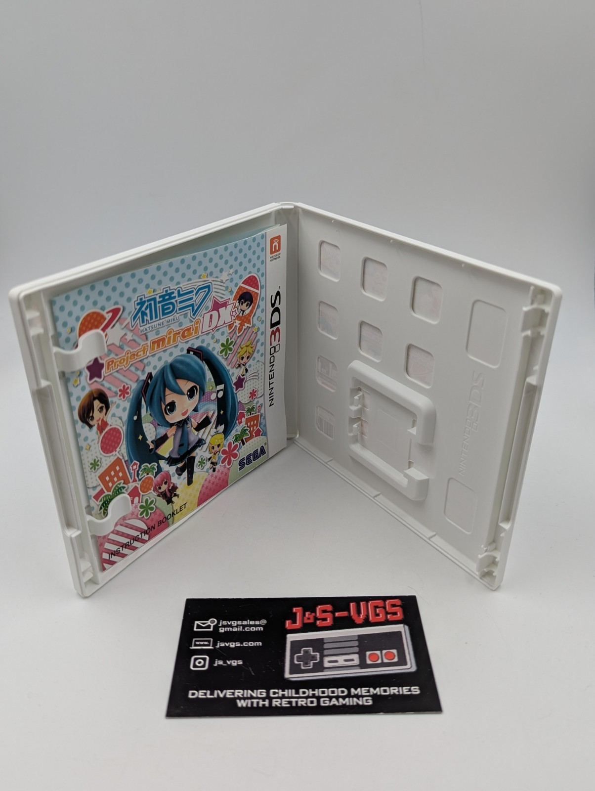 Project Mirai DX Nintendo 3DS Case Manual Only No Cards No Game