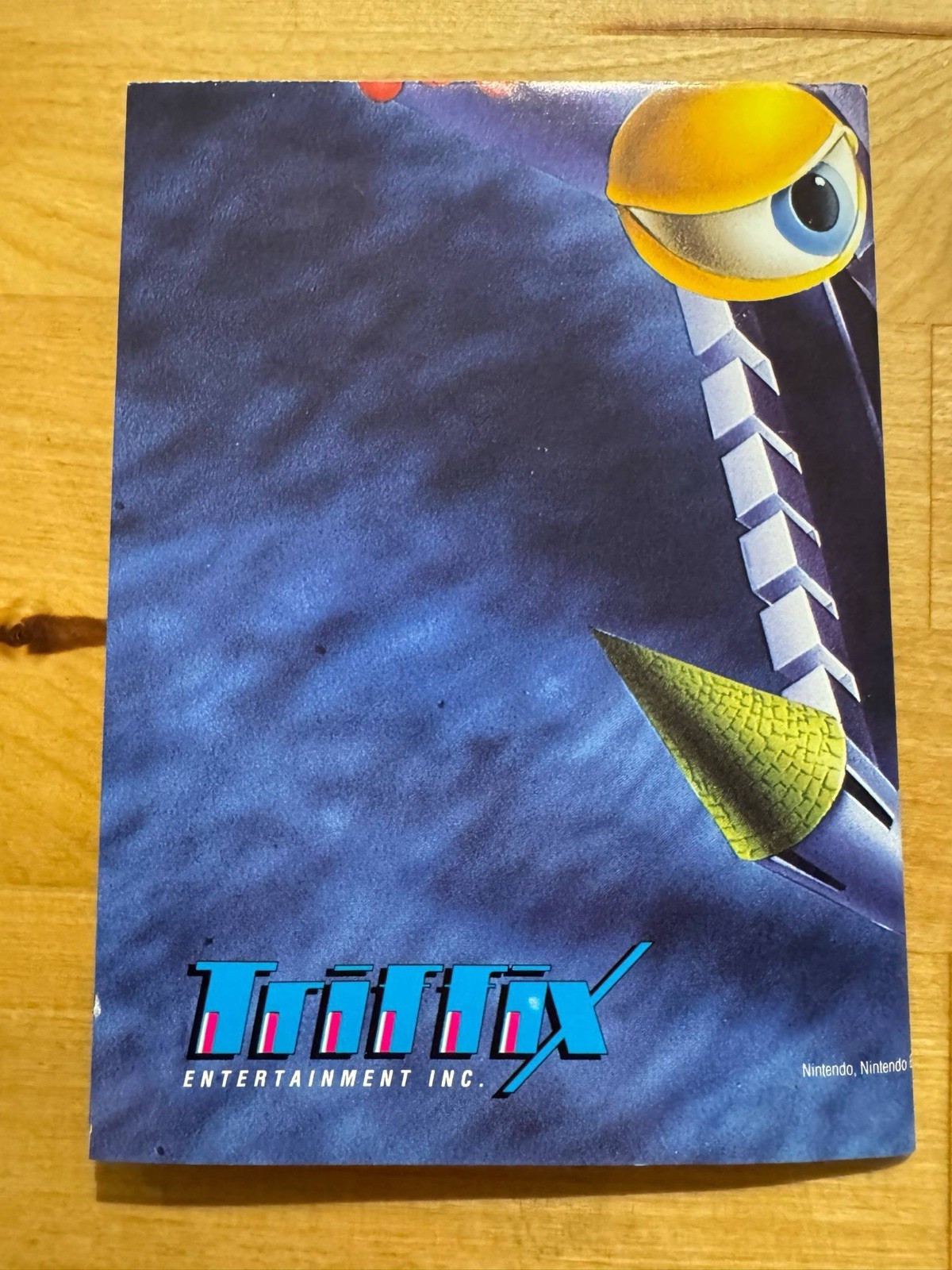 Castelian NES Poster VTG Nintendo 1980s Triffix Promo Fold-Out Original Insert