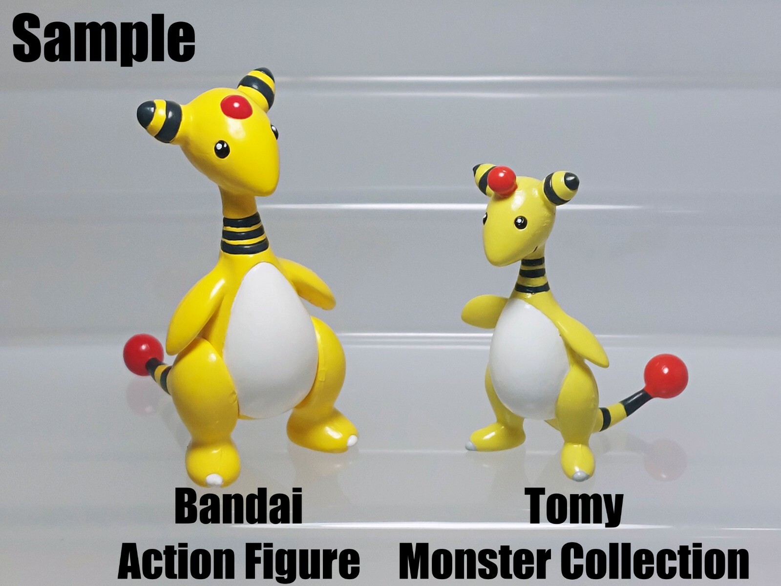 Ampharos Pokemon Action Figure Gashapon Bandai 2000 Toy Japan P03 2.4in